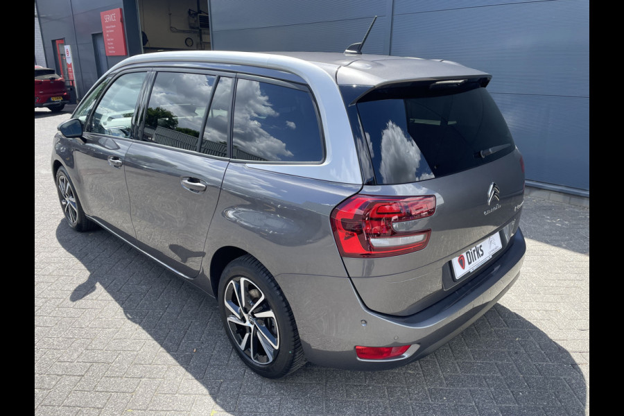Citroën Grand C4 Spacetourer 130pk Shine (Camera - Keyless Entry - Parkeersensoren V+A - Dodehoek detectie - Automatisch Parkeren - Navigatie - Apple Carplay