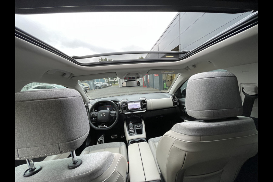 Citroën C5 Aircross 180pk Shine (Elektrisch Schuifdak - Trekhaak - Leder - Stoelverwarming - 360gr Camera - 19" - Grip Controle - Elektrische Klep)