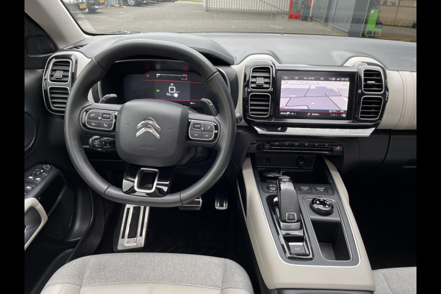 Citroën C5 Aircross 180pk Shine (Elektrisch Schuifdak - Trekhaak - Leder - Stoelverwarming - 360gr Camera - 19" - Grip Controle - Elektrische Klep)
