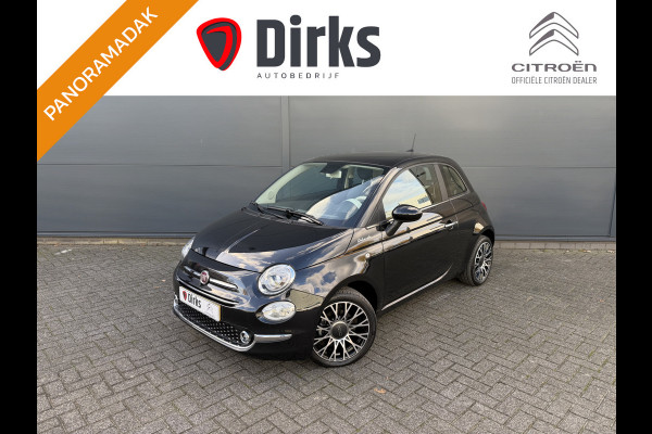 Fiat 500 70pk Hybrid Dolcevita (Automatische Airco - Navigatie - 16" velgen - Panoramadak - Apple Carplay - Parkeersensoren - Leder/stof)