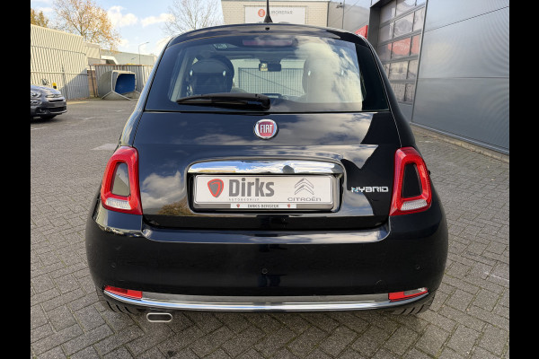 Fiat 500 70pk Hybrid Dolcevita (Automatische Airco - Navigatie - 16" velgen - Panoramadak - Apple Carplay - Parkeersensoren - Leder/stof)