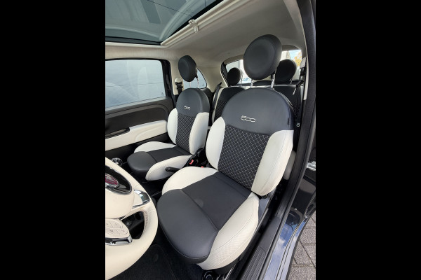 Fiat 500 70pk Hybrid Dolcevita (Automatische Airco - Navigatie - 16" velgen - Panoramadak - Apple Carplay - Parkeersensoren - Leder/stof)