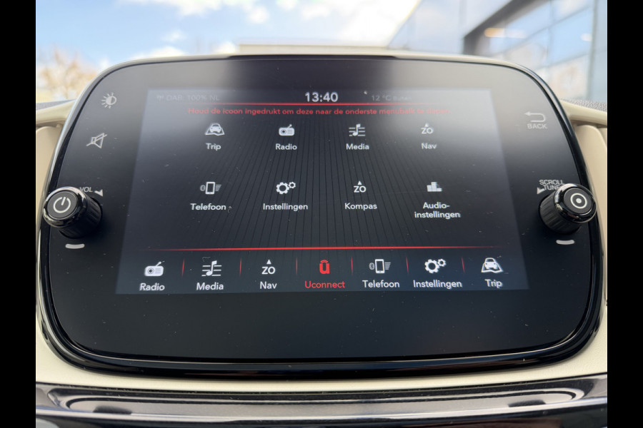 Fiat 500 70pk Hybrid Dolcevita (Automatische Airco - Navigatie - 16" velgen - Panoramadak - Apple Carplay - Parkeersensoren - Leder/stof)