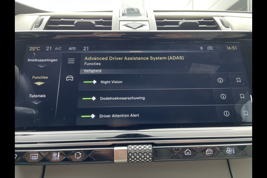 DS DS 7 300pk 4x4 Opéra (Elektrisch Schuifdak - Leder incl verwarming/koeling/massage/geheugen - NightVision - Focal Elektra - 360GR Cam