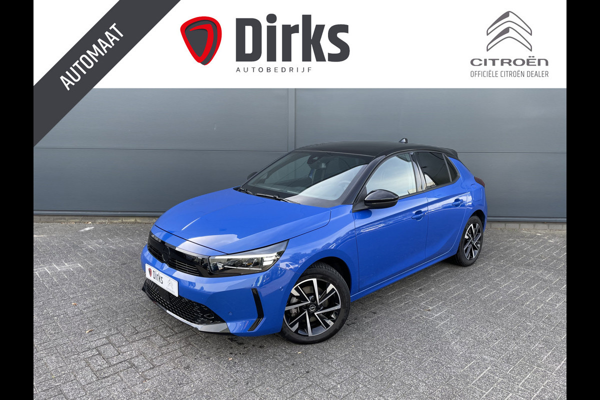 Opel Corsa 130pk GS (Panoramadak - Camera - Keyless Entry - Stoel-/-stuurverwarming - Parkeersensoren V+A - LED - Automatische Airco - Navi