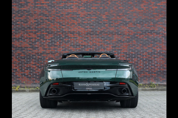 Aston Martin DB12 Volante 4.0 V8 | Green over tan - B&W
