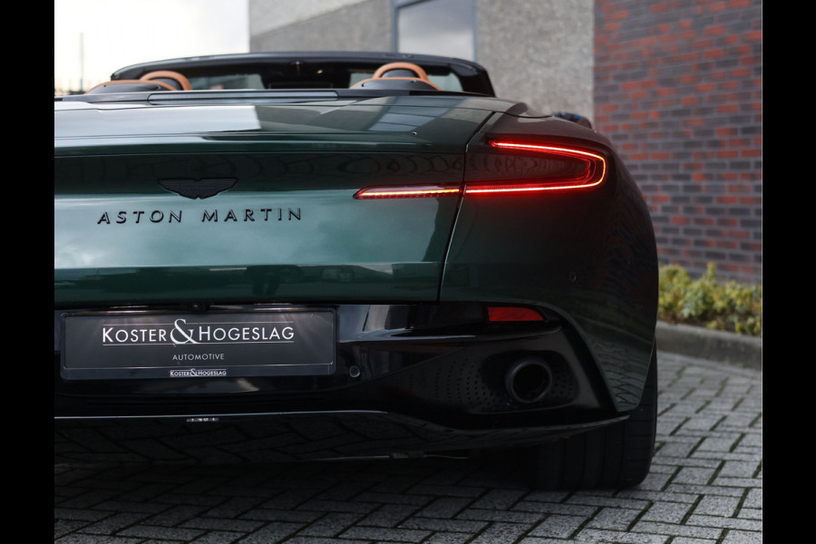 Aston Martin DB12 Volante 4.0 V8 | Green over tan - B&W