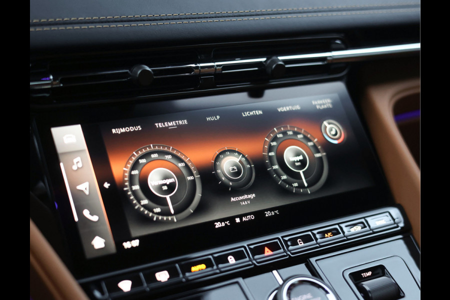 Aston Martin DB12 Volante 4.0 V8 | Green over tan - B&W