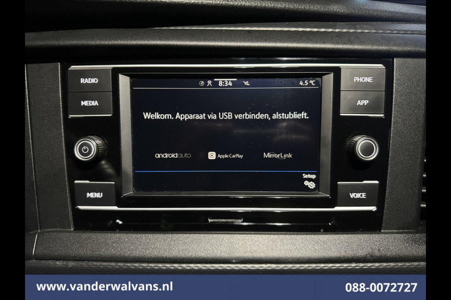 Volkswagen Transporter 2.0 TDI L2H1 Euro6 Airco | Imperiaal | Omvormer | Camera | Cruisecontrol | Trekhaak | Apple Carplay Android Auto, Parkeersensoren