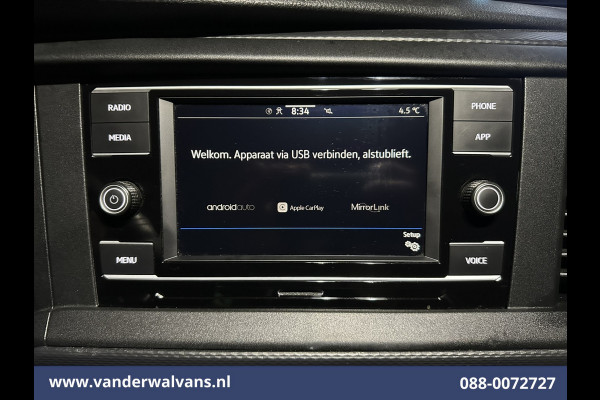 Volkswagen Transporter 2.0 TDI L2H1 Euro6 Airco | Imperiaal | Omvormer | Camera | Cruisecontrol | Trekhaak | Apple Carplay Android Auto, Parkeersensoren