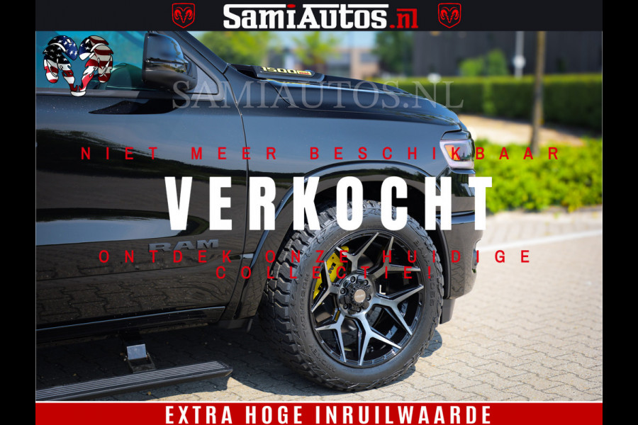 Dodge Ram 1500 Limited Night High Output 540HP 706Nm | Massage + Full Option | De Meest Luxe en Volle Pick-Up in zijn Klasse | Comfortabele Dubbele Cabine met Royale 5 Zitplaatsen | BPM vrij | Nu Leverbaar uit Voorraad | Voorraad Nr 2327 - 5407
