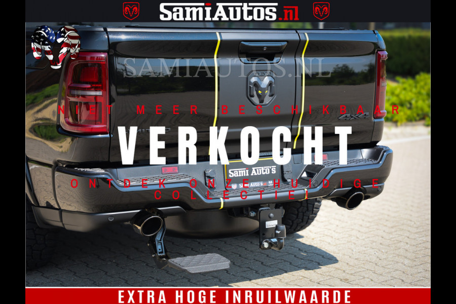 Dodge Ram 1500 Limited Night High Output 540HP 706Nm | Massage + Full Option | De Meest Luxe en Volle Pick-Up in zijn Klasse | Comfortabele Dubbele Cabine met Royale 5 Zitplaatsen | BPM vrij | Nu Leverbaar uit Voorraad | Voorraad Nr 2327 - 5407