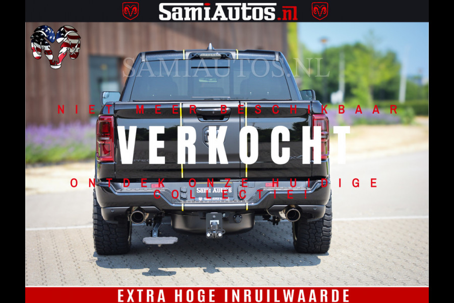 Dodge Ram 1500 Limited Night High Output 540HP 706Nm | Massage + Full Option | De Meest Luxe en Volle Pick-Up in zijn Klasse | Comfortabele Dubbele Cabine met Royale 5 Zitplaatsen | BPM vrij | Nu Leverbaar uit Voorraad | Voorraad Nr 2327 - 5407