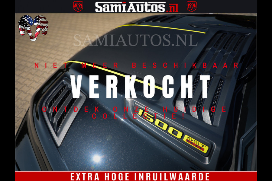 Dodge Ram 1500 Limited Night High Output 540HP 706Nm | Massage + Full Option | De Meest Luxe en Volle Pick-Up in zijn Klasse | Comfortabele Dubbele Cabine met Royale 5 Zitplaatsen | BPM vrij | Nu Leverbaar uit Voorraad | Voorraad Nr 2327 - 5407