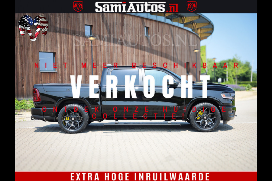 Dodge Ram 1500 Limited Night High Output 540HP 706Nm | Massage + Full Option | De Meest Luxe en Volle Pick-Up in zijn Klasse | Comfortabele Dubbele Cabine met Royale 5 Zitplaatsen | BPM vrij | Nu Leverbaar uit Voorraad | Voorraad Nr 2327 - 5407