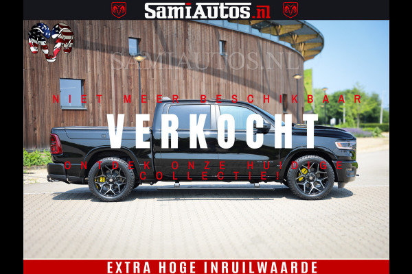 Dodge Ram 1500 Limited Night High Output 540HP 706Nm | Massage + Full Option | De Meest Luxe en Volle Pick-Up in zijn Klasse | Comfortabele Dubbele Cabine met Royale 5 Zitplaatsen | BPM vrij | Nu Leverbaar uit Voorraad | Voorraad Nr 2327 - 5407