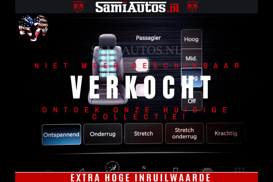 Dodge Ram 1500 Limited Night High Output 540HP 706Nm | Massage + Full Option | De Meest Luxe en Volle Pick-Up in zijn Klasse | Comfortabele Dubbele Cabine met Royale 5 Zitplaatsen | BPM vrij | Nu Leverbaar uit Voorraad | Voorraad Nr 2327 - 5407