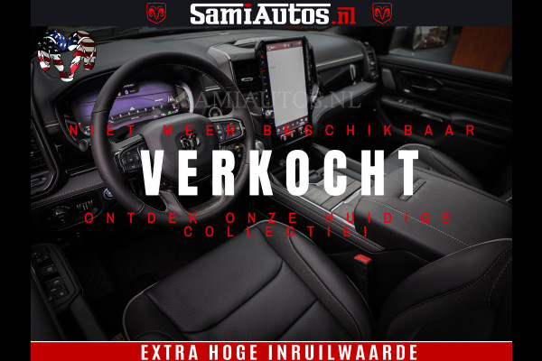 Dodge Ram 1500 Limited Night High Output 540HP 706Nm | Massage + Full Option | De Meest Luxe en Volle Pick-Up in zijn Klasse | Comfortabele Dubbele Cabine met Royale 5 Zitplaatsen | BPM vrij | Nu Leverbaar uit Voorraad | Voorraad Nr 2327 - 5407