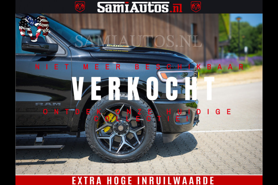 Dodge Ram 1500 Limited Night High Output 540HP 706Nm | Massage + Full Option | De Meest Luxe en Volle Pick-Up in zijn Klasse | Comfortabele Dubbele Cabine met Royale 5 Zitplaatsen | BPM vrij | Nu Leverbaar uit Voorraad | Voorraad Nr 2327 - 5407