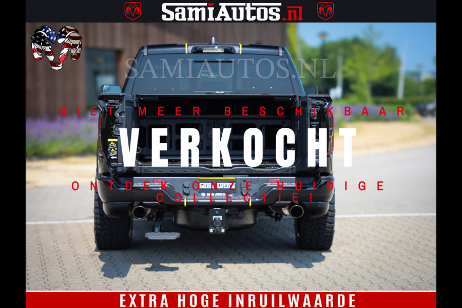 Dodge Ram 1500 Limited Night High Output 540HP 706Nm | Massage + Full Option | De Meest Luxe en Volle Pick-Up in zijn Klasse | Comfortabele Dubbele Cabine met Royale 5 Zitplaatsen | BPM vrij | Nu Leverbaar uit Voorraad | Voorraad Nr 2327 - 5407