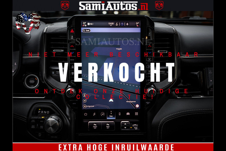 Dodge Ram 1500 Limited Night High Output 540HP 706Nm | Massage + Full Option | De Meest Luxe en Volle Pick-Up in zijn Klasse | Comfortabele Dubbele Cabine met Royale 5 Zitplaatsen | BPM vrij | Nu Leverbaar uit Voorraad | Voorraad Nr 2327 - 5407