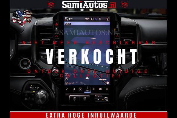 Dodge Ram 1500 Limited Night High Output 540HP 706Nm | Massage + Full Option | De Meest Luxe en Volle Pick-Up in zijn Klasse | Comfortabele Dubbele Cabine met Royale 5 Zitplaatsen | BPM vrij | Nu Leverbaar uit Voorraad | Voorraad Nr 2327 - 5407