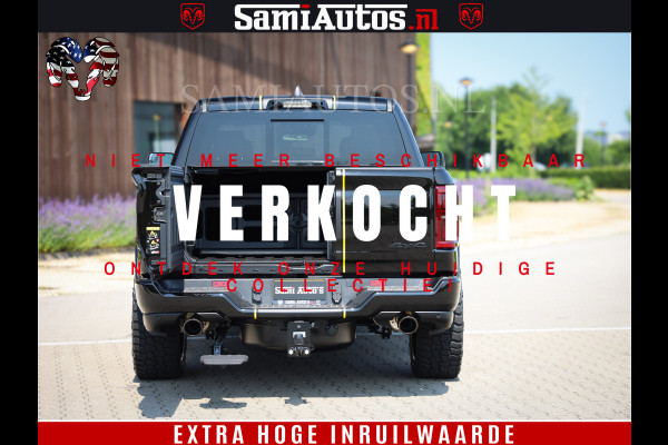 Dodge Ram 1500 Limited Night High Output 540HP 706Nm | Massage + Full Option | De Meest Luxe en Volle Pick-Up in zijn Klasse | Comfortabele Dubbele Cabine met Royale 5 Zitplaatsen | BPM vrij | Nu Leverbaar uit Voorraad | Voorraad Nr 2327 - 5407