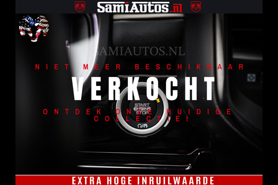 Dodge Ram 1500 Limited Night High Output 540HP 706Nm | Massage + Full Option | De Meest Luxe en Volle Pick-Up in zijn Klasse | Comfortabele Dubbele Cabine met Royale 5 Zitplaatsen | BPM vrij | Nu Leverbaar uit Voorraad | Voorraad Nr 2327 - 5407