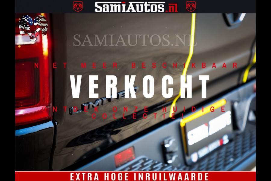 Dodge Ram 1500 Limited Night High Output 540HP 706Nm | Massage + Full Option | De Meest Luxe en Volle Pick-Up in zijn Klasse | Comfortabele Dubbele Cabine met Royale 5 Zitplaatsen | BPM vrij | Nu Leverbaar uit Voorraad | Voorraad Nr 2327 - 5407
