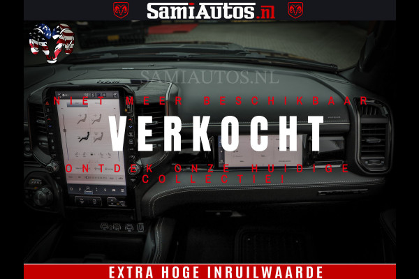 Dodge Ram 1500 Limited Night High Output 540HP 706Nm | Massage + Full Option | De Meest Luxe en Volle Pick-Up in zijn Klasse | Comfortabele Dubbele Cabine met Royale 5 Zitplaatsen | BPM vrij | Nu Leverbaar uit Voorraad | Voorraad Nr 2327 - 5407