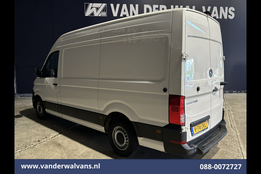 Volkswagen Crafter 2.0 TDI 177pk L3H3 L2H2 Euro6 Airco | Massagestoel | Camera | Navigatie | Apple Carplay Android Auto, Cruisecontrol, Chauffeursstoel, 3000kg trekvermogen