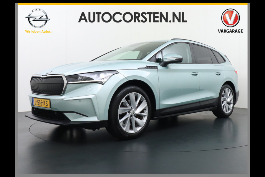 Škoda ENYAQ iV 60 180PK SOH 91% Apple Carplay Android NaviCamera 20" Matrix-Led Pdc-a+v Ecc Lmv Parkeerpakket Stoel+Stuurverwarming Comfortpakk Lichtpakket Dab Keyless advanced Bluetooth Cruise ControlRijstrooksensor Connected services Privacy Glas 1e Eigenaar Nieuwprijs €45.125 Origineel Nederlandse Auto