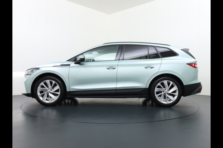 Škoda ENYAQ iV 60 180PK SOH 91% Apple Carplay Android NaviCamera 20" Matrix-Led Pdc-a+v Ecc Lmv Parkeerpakket Stoel+Stuurverwarming Comfortpakk Lichtpakket Dab Keyless advanced Bluetooth Cruise ControlRijstrooksensor Connected services Privacy Glas 1e Eigenaar Nieuwprijs €45.125 Origineel Nederlandse Auto
