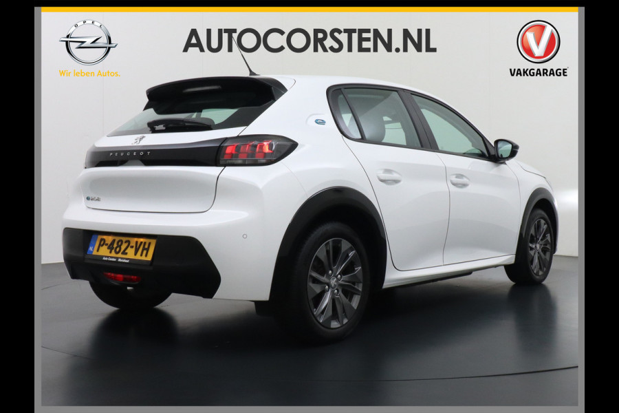 Peugeot e-208 EV Active Pack 50kWh Apple Carplay Android Auto Navi Ecc Cruise Control Pdc DAB+ Bluetooth Led Lmv Keyless Bluetooth Connected services 1e Eigenaar Origineel Nederlandse Auto