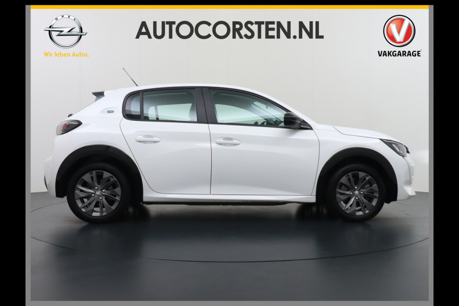 Peugeot e-208 EV Active Pack 50kWh Apple Carplay Android Auto Navi Ecc Cruise Control Pdc DAB+ Bluetooth Led Lmv Keyless Bluetooth Connected services 1e Eigenaar Origineel Nederlandse Auto