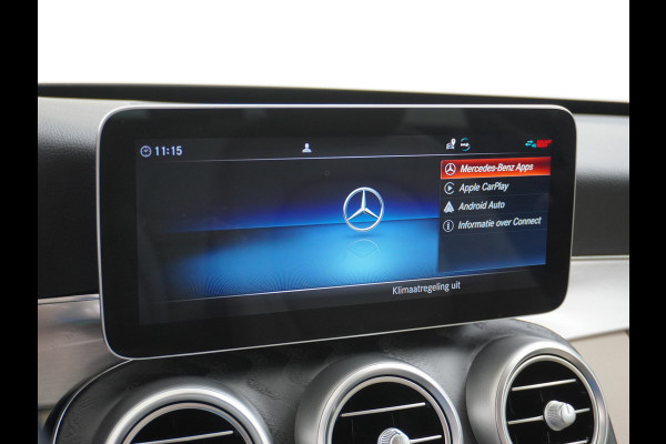 Mercedes-Benz C-Klasse Estate 300e AUT-9 320pk Leder PHEV Hybrid Virtual Cockpit Apple Carplay Android Auto Adaptive-Cruise Lane-Assist High Performanc Keyless Dual-Ecc Distronic+ Rijassistentiepakket Park-Assist Verkeersbord-Herkenning Origineel Nederlandse Auto Nieuwprijs €59.000 320PK 700Nm Koppel