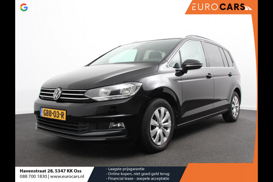 Volkswagen Touran 1.5 TSI 150pk DSG Comfortline Plus 7p | Navigatie | Apple Carplay/Android Auto | Wegklapbare trekhaak | Parkeersensoren | Adaptive Cruise Control | Stoelverwarming | Getinte ramen | Climate Control