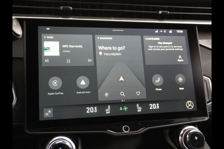 Lynk & Co 01 1.5 PHEV AUT-7 261pk Pano-Schuifdak Lmv 20" 360°Camera Zwarte hemel bekleding Apple Carplay Android Auto Adap.Cruise Navi Pdc Ec Elek.Memory.Stoel File assistent Dodehoek detector Elektrisch bedienbare achterklep Rijstrooksensor Wifi Verkeersbord detectie 425Nm koppel 3,7kw laadvermogen €44.880 Nieuwprijs 1e Eigenaar Origineel NLse auto!