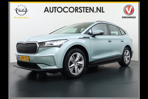 Škoda ENYAQ iV 60 Pano-Dak Camera Trekhaak Navi Ecc Apple Carplay Android Auto Cruise Control Pdc DAB Lmv 19" Keyless Led Connected services SOH 89%  Origineel Nederlandse Auto