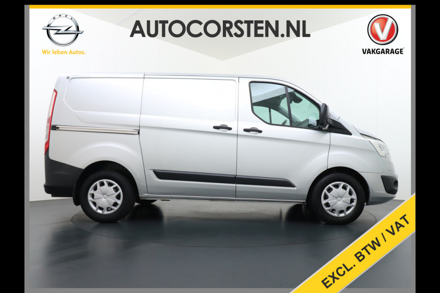Ford Transit Custom 290 2.0D-131PK AUT-6 L1H1 Navi Camera Trekhaak PdcAirco Cruise Regen-/lichtsensor Euro 6 Trend Bluetooth Voorruit Verwarmd Achterklep Zijschuifdeur Wandbetimmering Adaptieve bochtverl 1e Eigenaar Euro 6