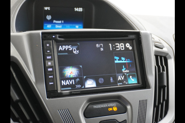 Ford Transit Custom 290 2.0D-131PK AUT-6 L1H1 Navi Camera Trekhaak PdcAirco Cruise Regen-/lichtsensor Euro 6 Trend Bluetooth Voorruit Verwarmd Achterklep Zijschuifdeur Wandbetimmering Adaptieve bochtverl 1e Eigenaar Euro 6