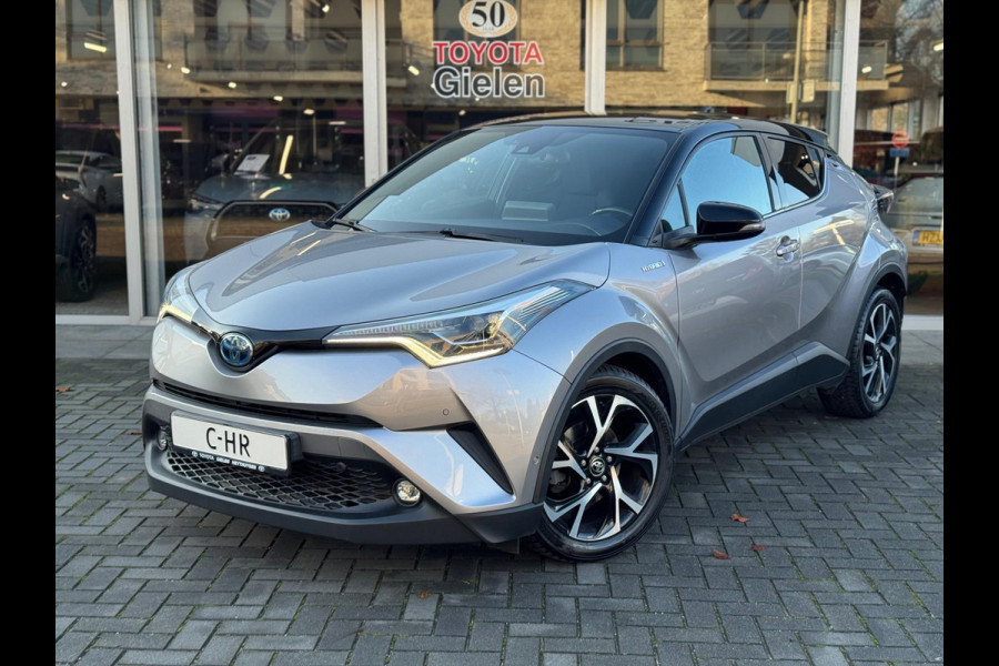 Toyota C-HR 1.8 Hybrid Bi-Tone Plus | JBL, LED Pakket, Dodehoekherkenning, Navigatie, Parkeersensoren, Stoelverwarming, Keyless, 18 inch