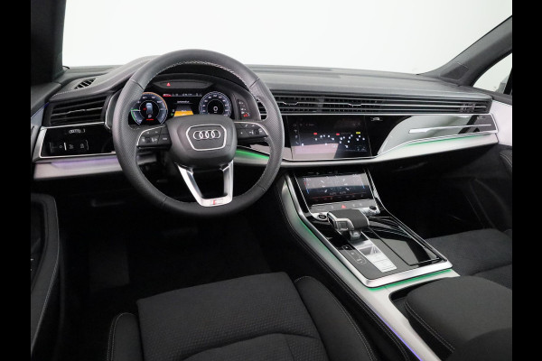 Audi Q7 55 TFSI e quattro Pro Line S 394pk Panoramadak, adaptive cruisecontrol, B&O soundsysteem, optiekpakket zwart Plus