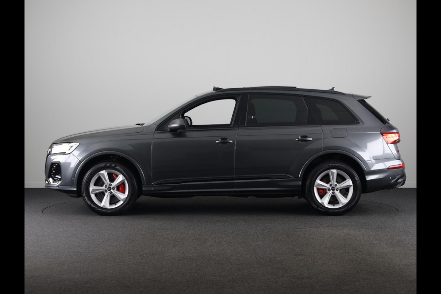 Audi Q7 55 TFSI e quattro Pro Line S 394pk Panoramadak, adaptive cruisecontrol, B&O soundsysteem, optiekpakket zwart Plus