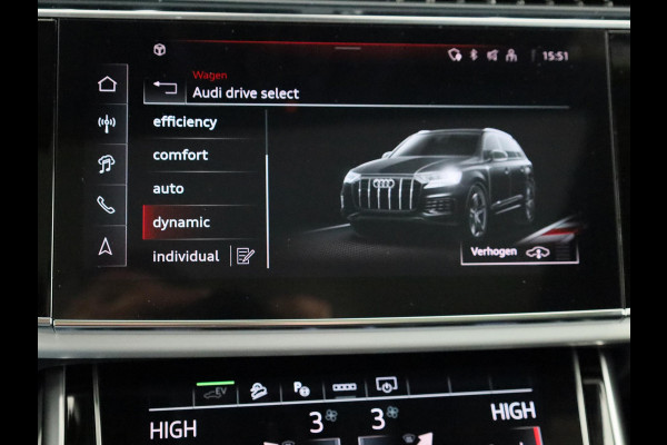 Audi Q7 55 TFSI e quattro Pro Line S 394pk Panoramadak, adaptive cruisecontrol, B&O soundsysteem, optiekpakket zwart Plus