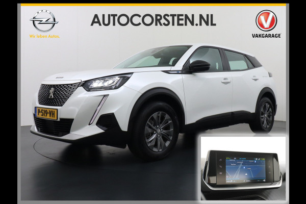Peugeot e-2008 EV Active Pack 50kWh Navi Ecc Apple Carplay Android Auto Cruise Control Keyless DAB+ Bluetooth Led Connected services Verkeersbord detectie 1e Eigenaar Origineel Nederlandse Auto