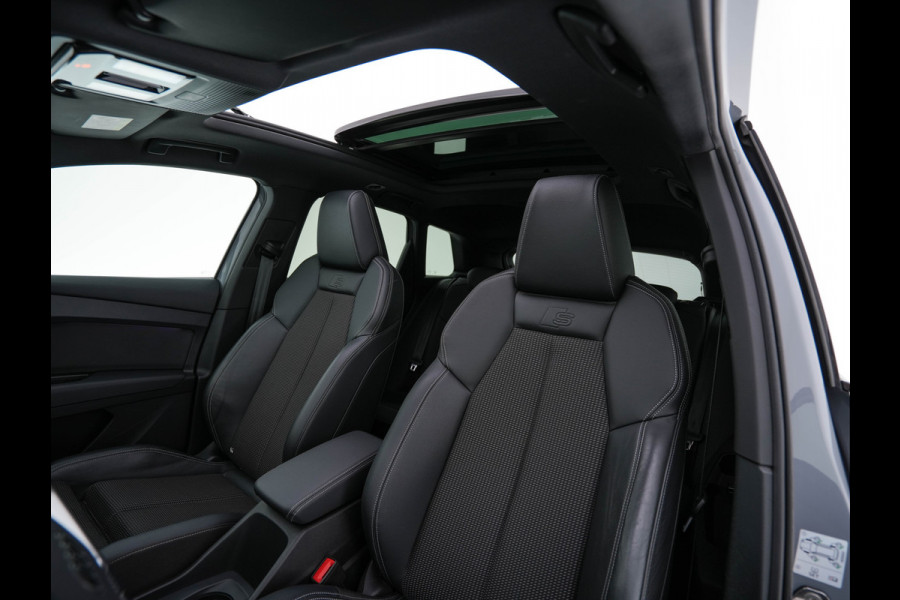 Audi Q4 e-tron 40 Launch edition S Competition 77 kWh [ 3-Fase ] {SOH-90%} (INCL.BTW) *HEAT-PUMP | PANO | HEAD-UP | LEATHER-FABRIC | MATRIX-LED | SONOS-SOUND | ADAPTIVE-CRUISE | HEATED-SPORTSEATS | AMBIENT-LIGHT | DIGI-COCKPIT | CAMERA | KEYLESS | DAB+ | NAVI-FULLMA