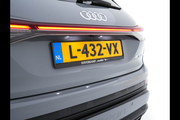 Audi Q4 e-tron 40 Launch edition S Competition 77 kWh [ 3-Fase ] {SOH-90%} (INCL.BTW) *HEAT-PUMP | PANO | HEAD-UP | LEATHER-FABRIC | MATRIX-LED | SONOS-SOUND | ADAPTIVE-CRUISE | HEATED-SPORTSEATS | AMBIENT-LIGHT | DIGI-COCKPIT | CAMERA | KEYLESS | DAB+ | NAVI-FULLMA