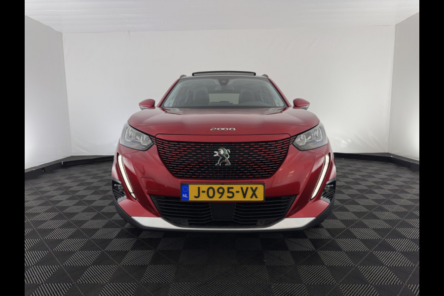Peugeot e-2008 EV Allure 50 kWh [ 3-Fase ] {SOH-84%} (INCL.BTW) *PANO | LEATHER-FABRIC | FULL-LED | SPORT-SEATS | DIGI-COCKPIT | CAMERA | KEYLESS | PRIVACY-GLASS | NAVI-FULLMAP | ECC | PDC | CRUISE | 17''ALU*