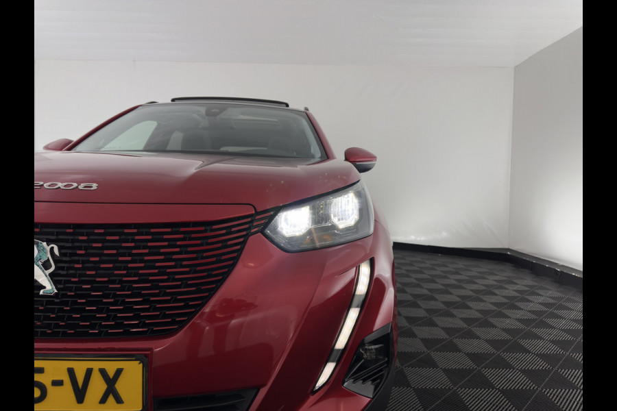 Peugeot e-2008 EV Allure 50 kWh [ 3-Fase ] {SOH-84%} (INCL.BTW) *PANO | LEATHER-FABRIC | FULL-LED | SPORT-SEATS | DIGI-COCKPIT | CAMERA | KEYLESS | PRIVACY-GLASS | NAVI-FULLMAP | ECC | PDC | CRUISE | 17''ALU*
